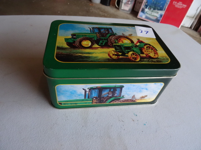 John Deere Metal Tin