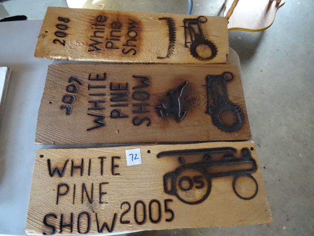 Wood Burned Shingles, White Pine Show
