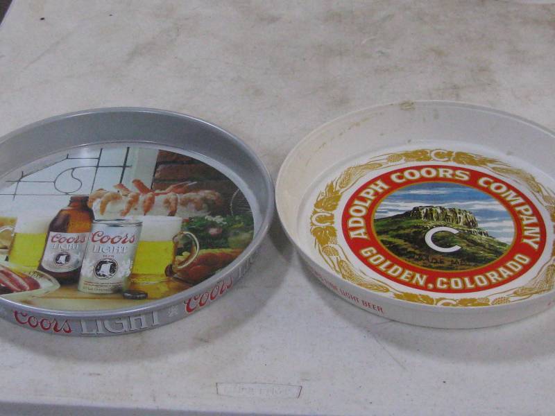Coors Beer Trays