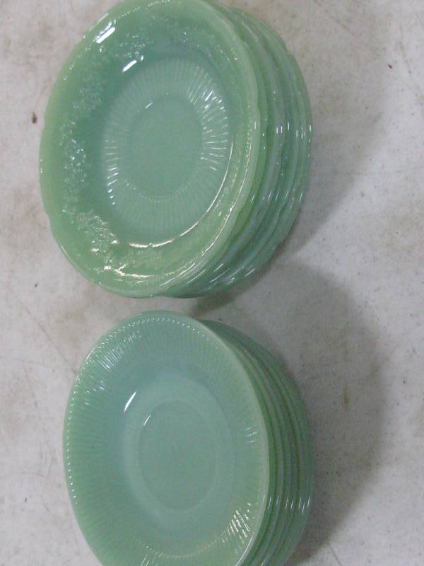 Jadeite Saucers