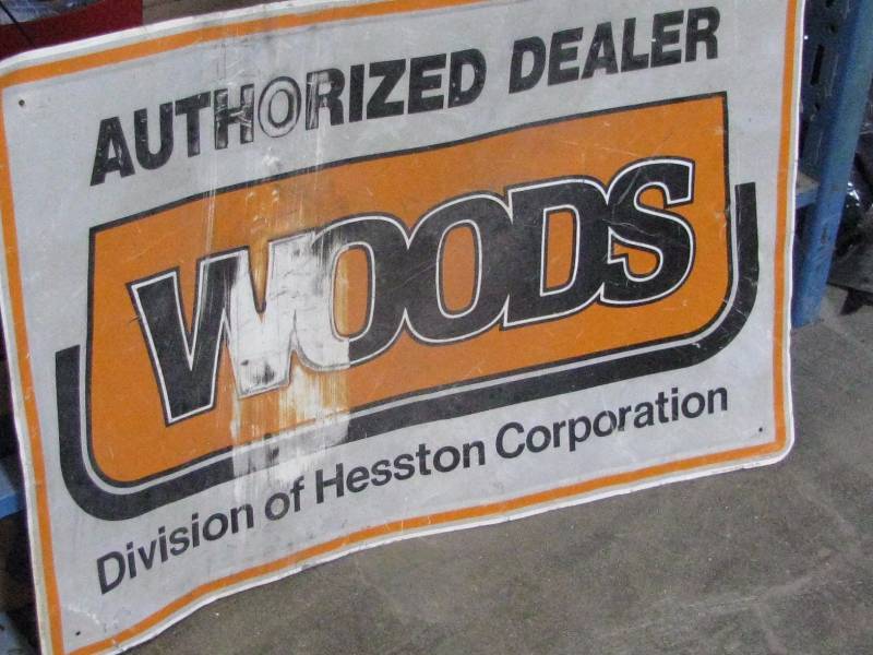 Metal Woods Sign