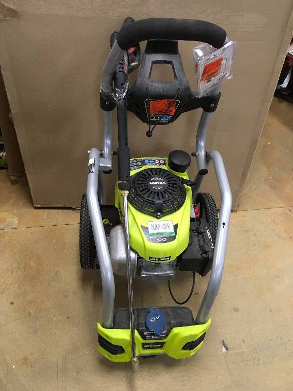 lot 5 image: Ryobi 3,000-PSI 2.3-GPM Honda Electric Start. used in working condition