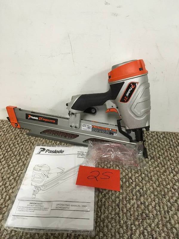 lot 25 image: Paslode Pneumatic F350-21° Framing Nailer F350-21 new