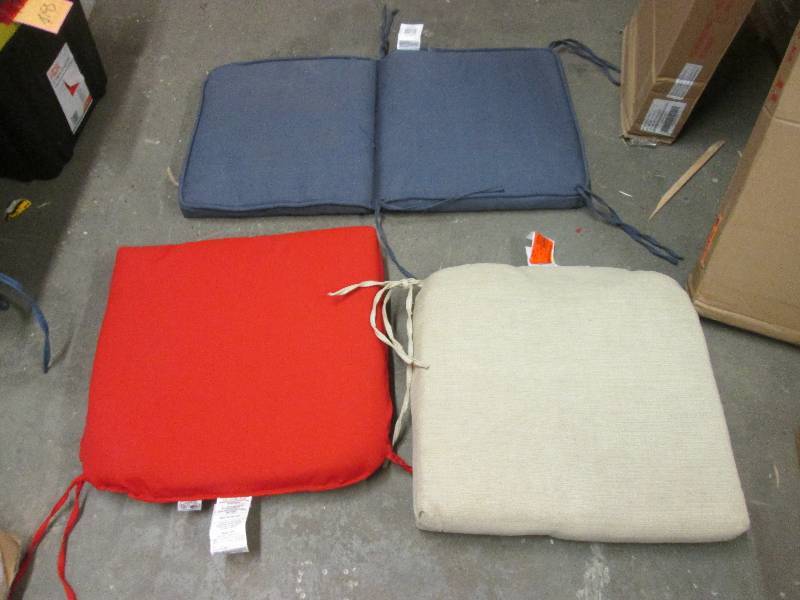 3 new chair cushions ...