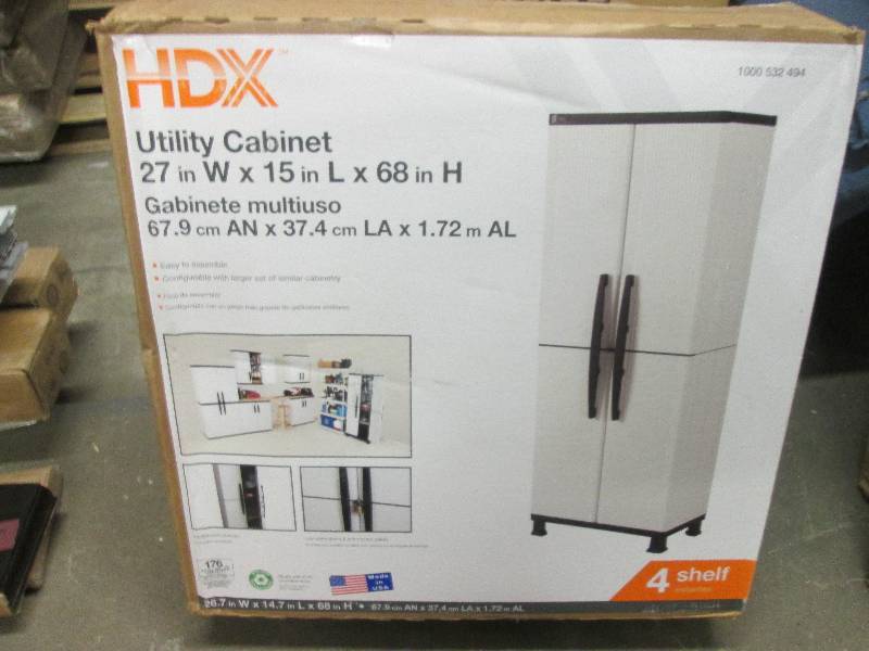 HDX utility cabinet 27 W x 15 L x...
