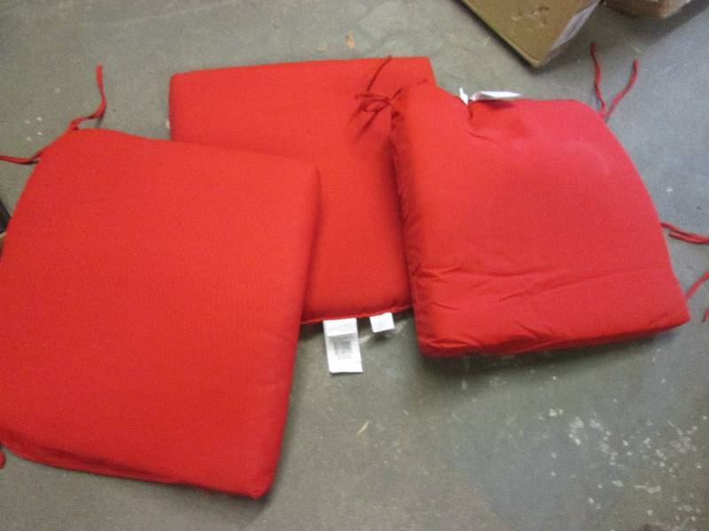 3 chair cushions ...