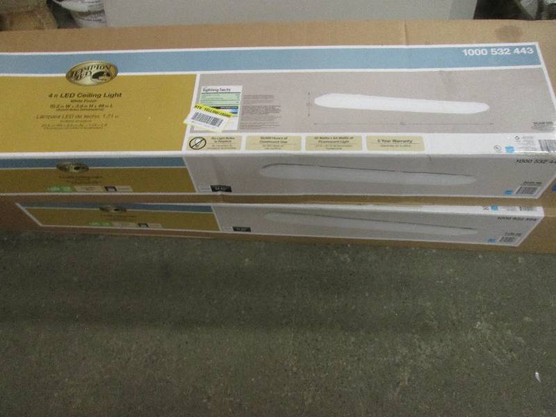 2-4ft LED ceiling lights 10.2 W x ...