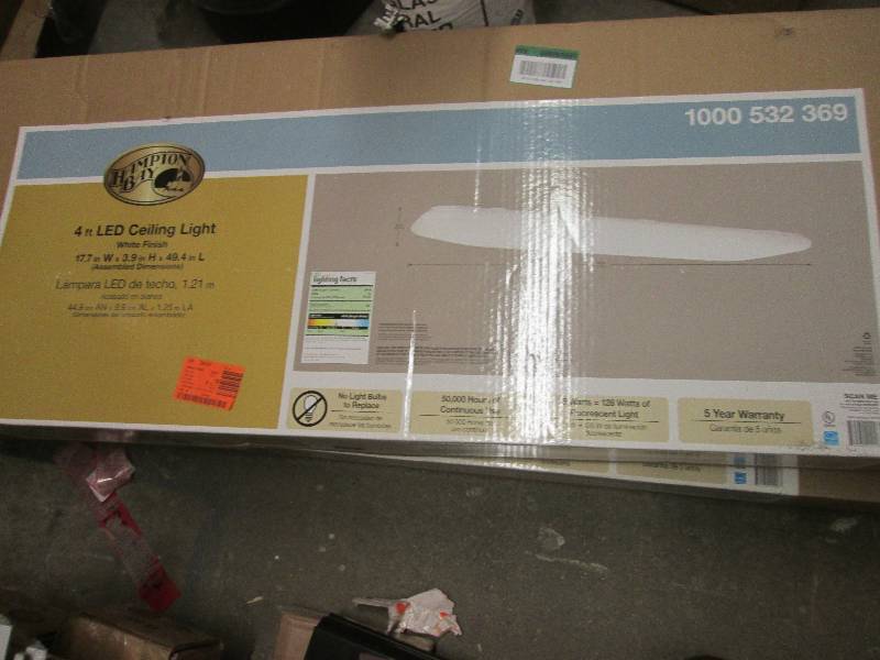 2-4ft LED ceiling lights 17.7 W x3...