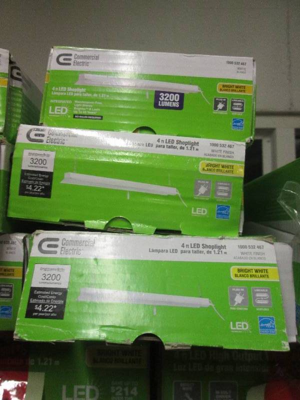 3-4foot LED shop lights 5.7 W x 48...