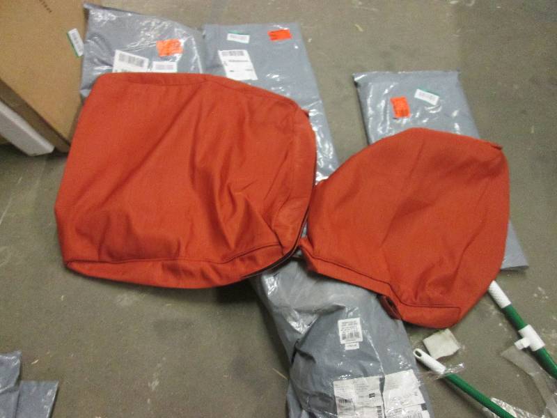 8 sets of slip covers for lounge ch...