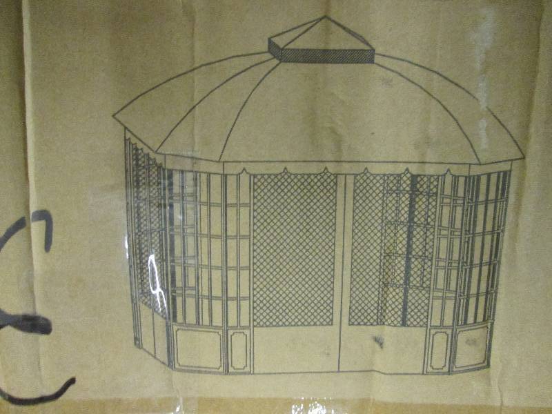 13 foot x 10 foot 8 inch gazebo ope...