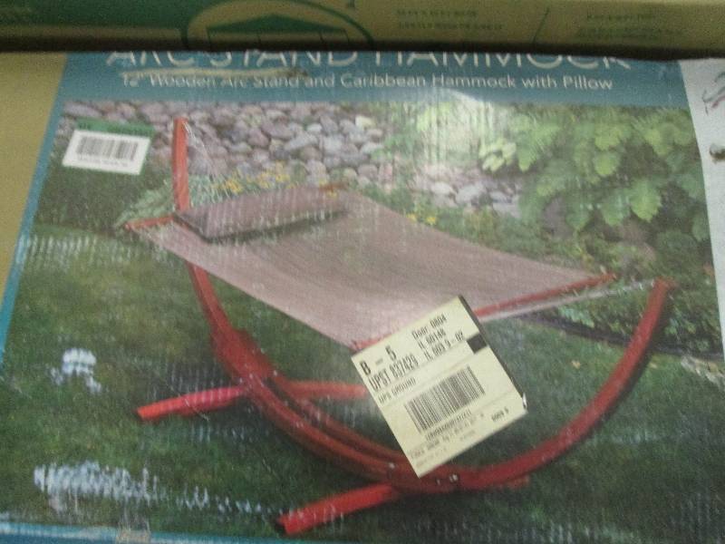 arch stand hammock 12 foot wooden a...