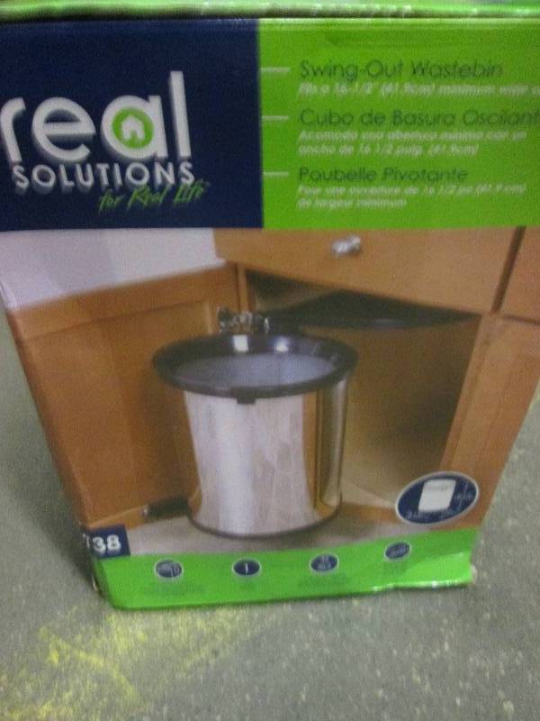 real solutions swing out waste bin ...