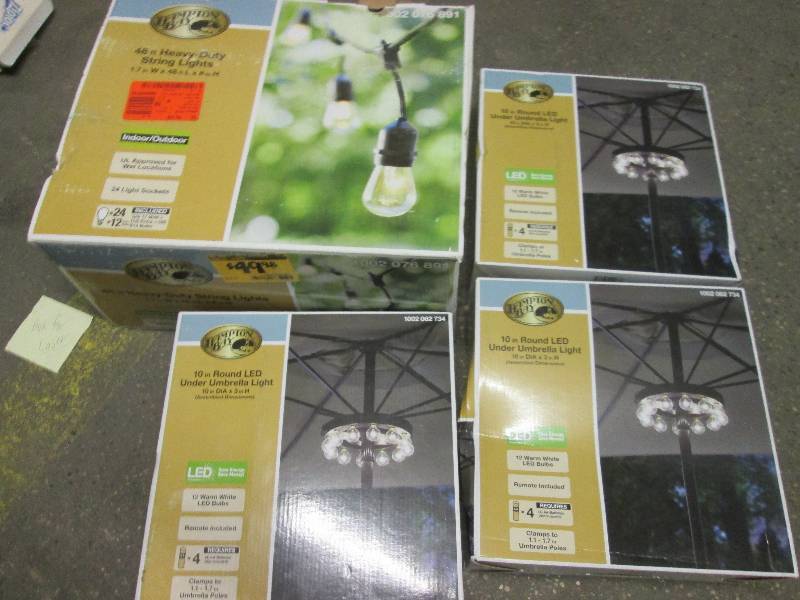 3 sets of 10inch round LED under um...
