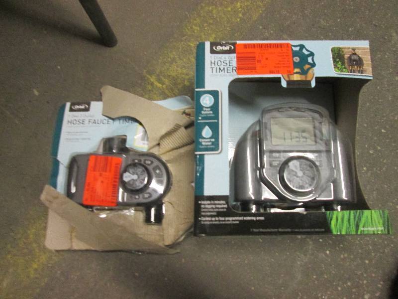 lot of 2 hose timers open box ...
