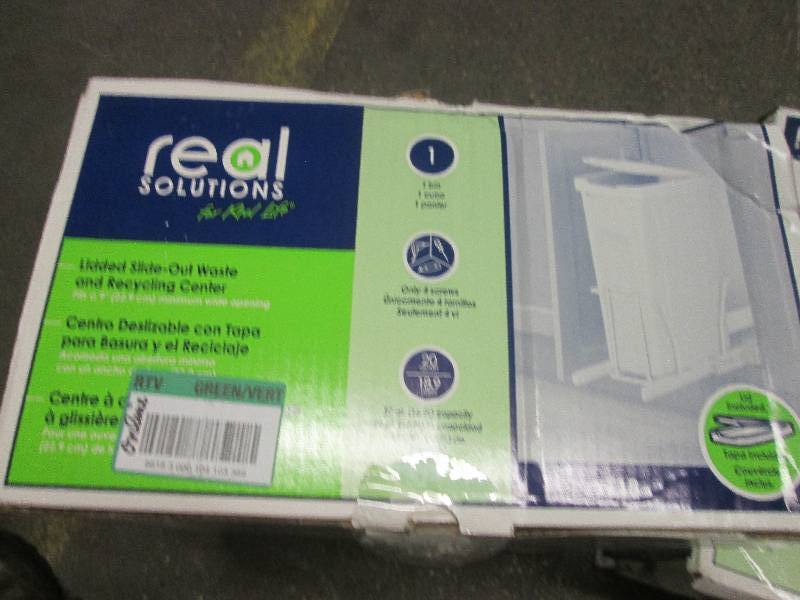 real solutions lidded slide out was...