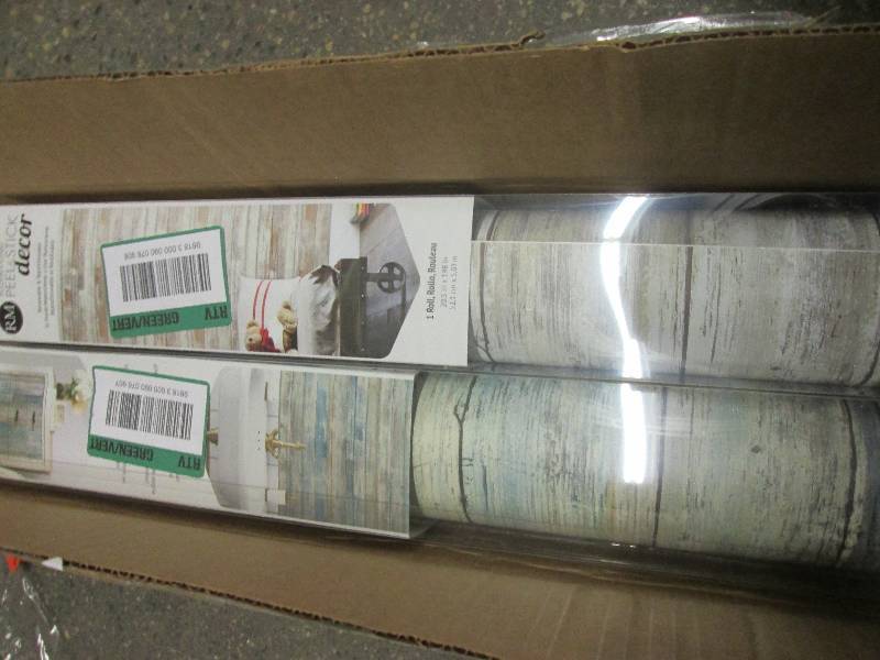3 rolls of wall coverings ...