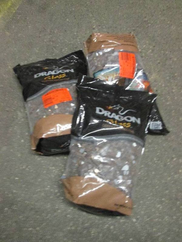 3-10lb bags of dragon glass ...