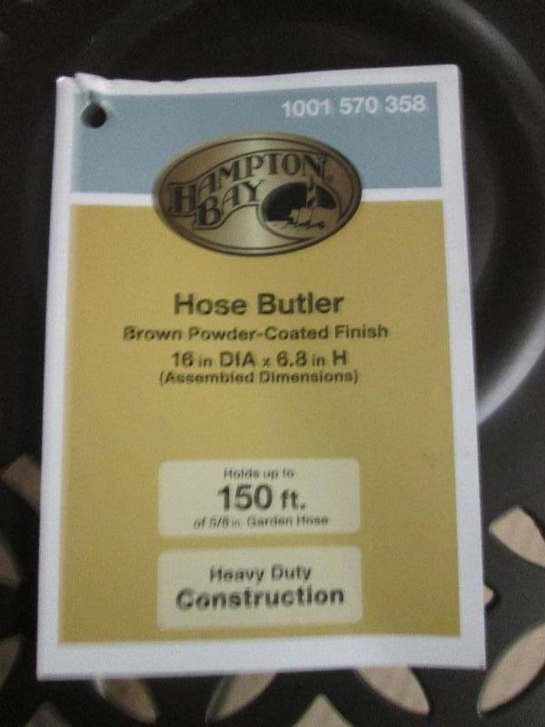 5 hose butlers 16 dia.x6.8H holds...