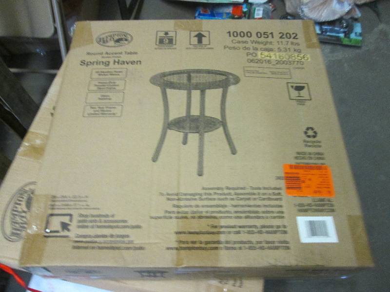 spring haven round accent table bro...