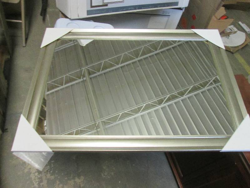 new wall mirror 30x42 silver ...