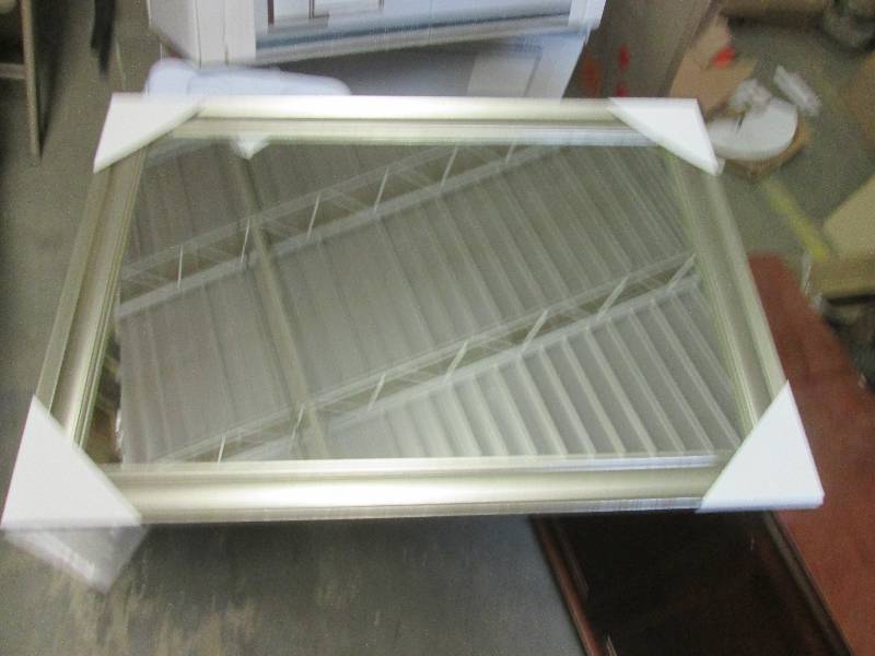 new wall mirror 30x42 silver ...