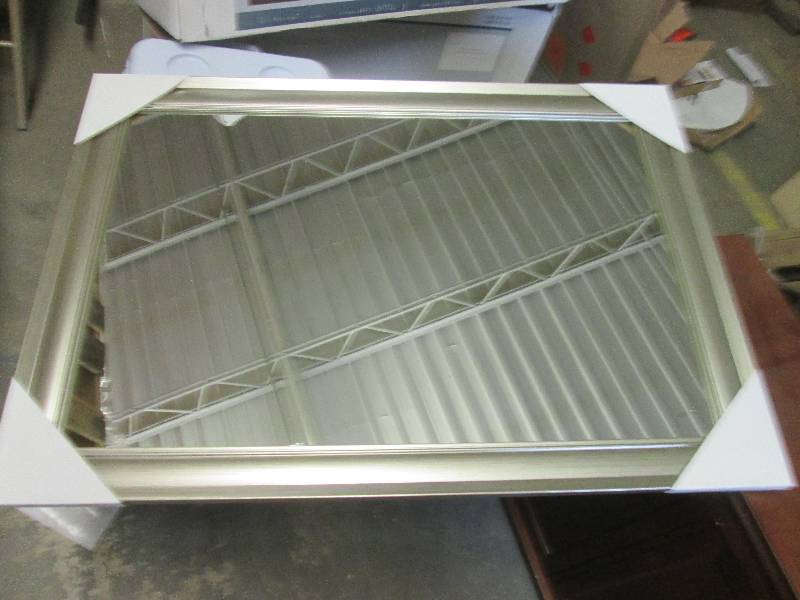 new wall mirror 30x42 silver ...