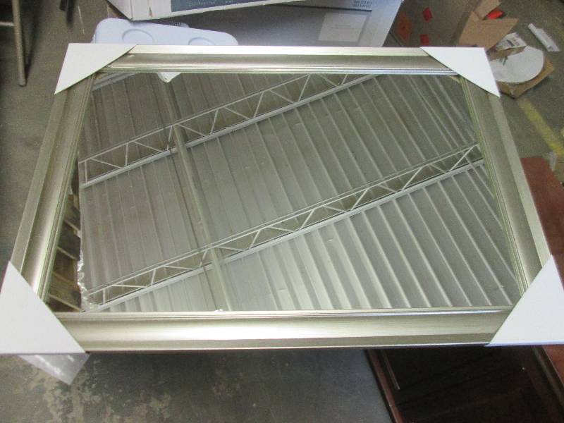 new wall mirror 30x42 silver ...