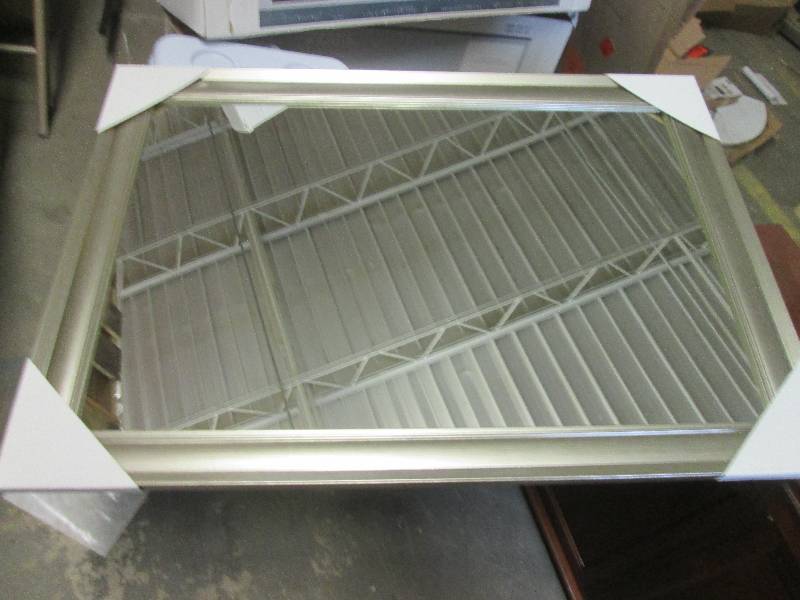 new wall mirror 30x42 silver ...