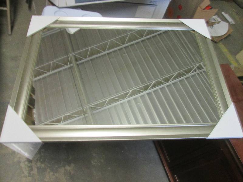 new wall mirror 30x42 silver ...
