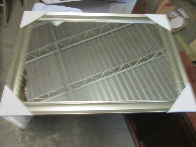 new wall mirror 30x42 silver ...