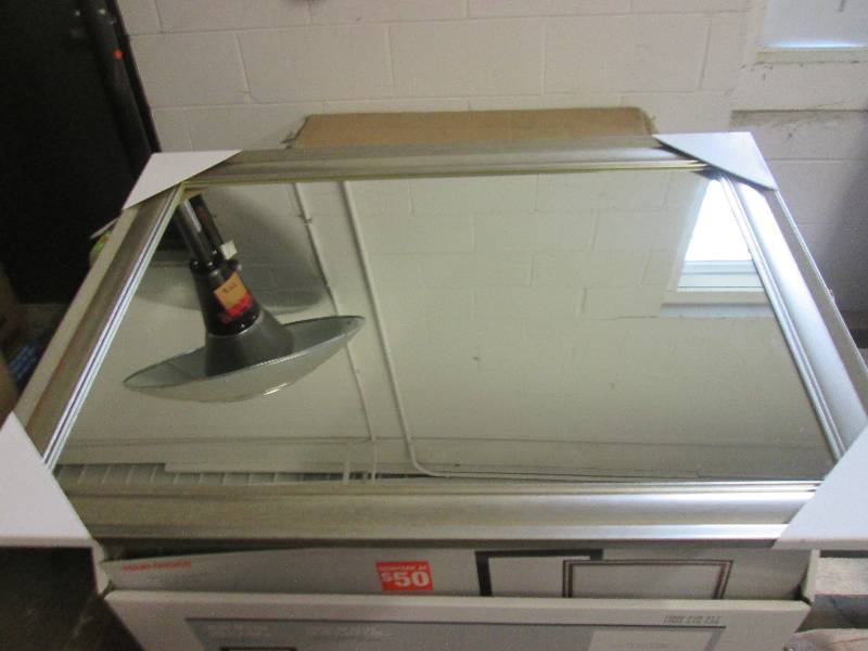 new wall mirror 30x42 silver ...