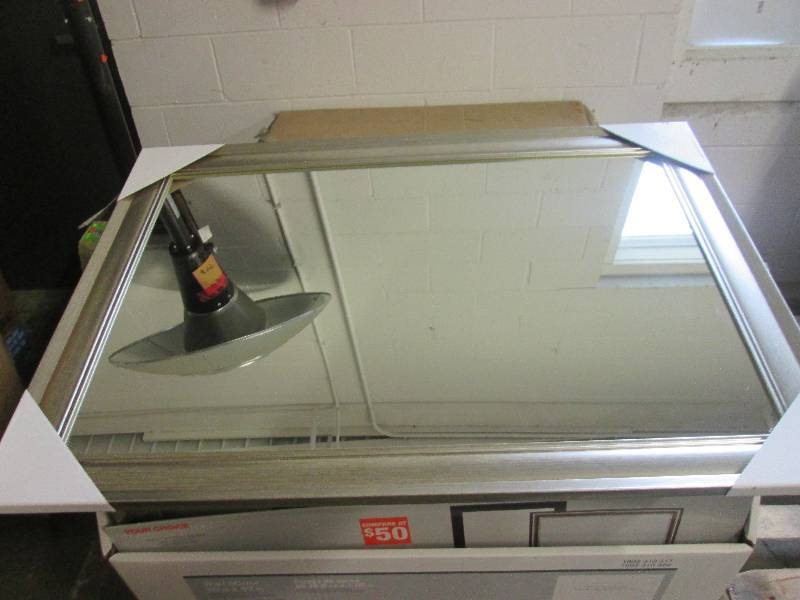 new wall mirror 30x42 silver ...