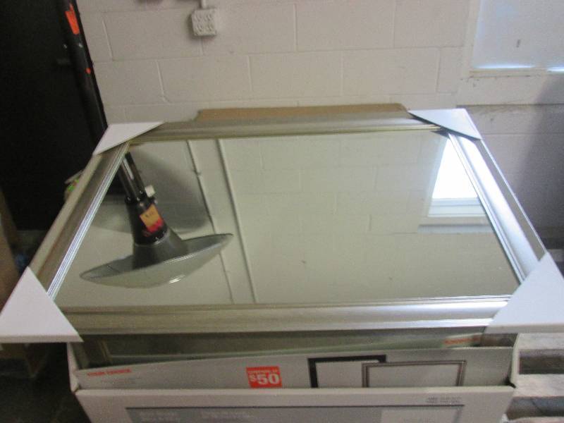 new wall mirror 30x42 silver ...