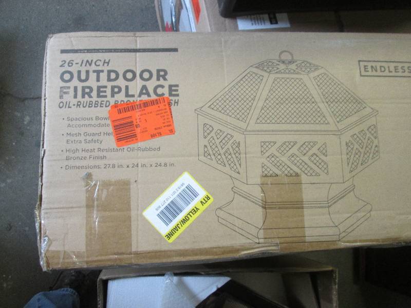 26 outdoor fireplace oil-rubbed br...