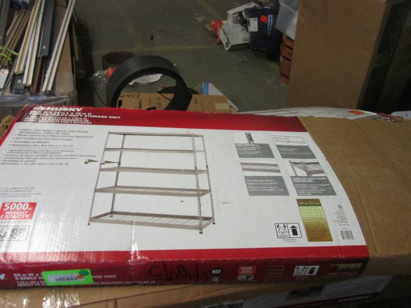 Husky 60 W x 24 L x 78 H 5 shelf...
