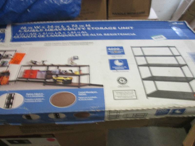 edsal 48 W x 24L x 72 H 5-shelf ...