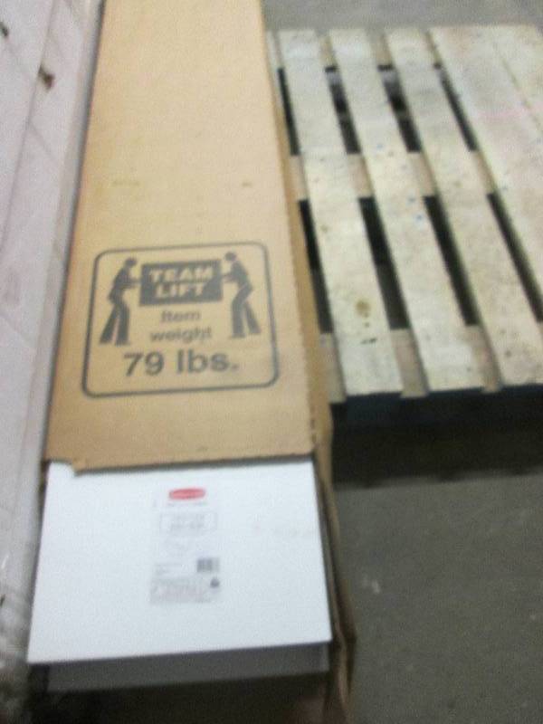9 white 11x71 white shelfs some m...