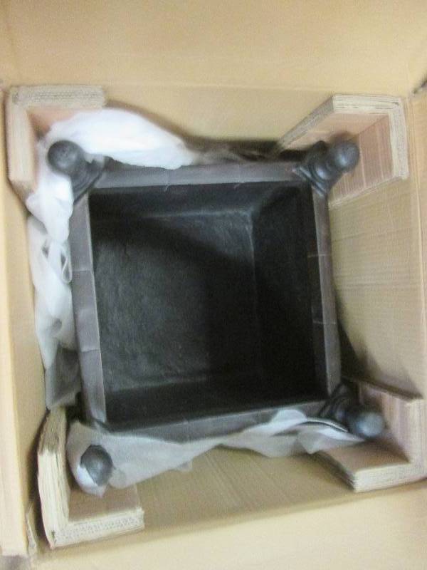 17.5sq black composite woodmetal ...