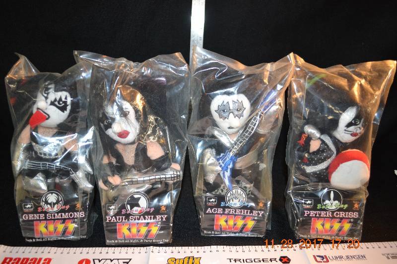 lot 49 image: KISS Plush dolls
