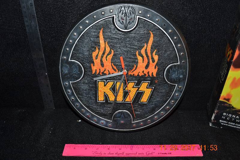 lot 57 image: KISS Wall Clock