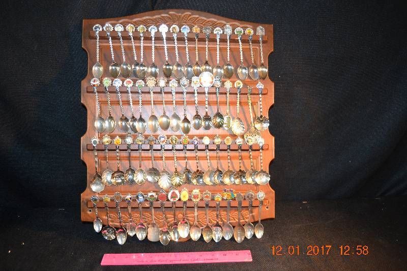 lot 101 image: Some Very Unique Souvenir Collector Spoons