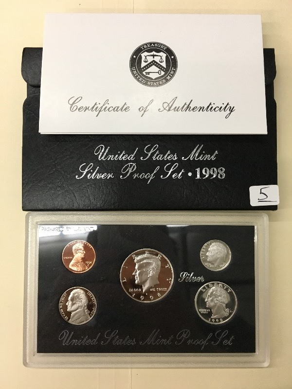 1998 U.S. Silver Proof Set ...