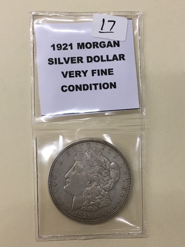 1921 Morgan Silver Dollar ...