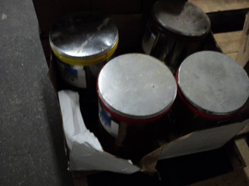 lot 24 image: 8tins full of ink...
