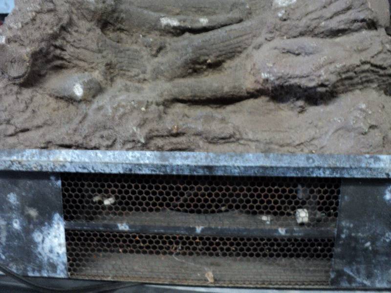 lot 42 image: electric fireplace insert...