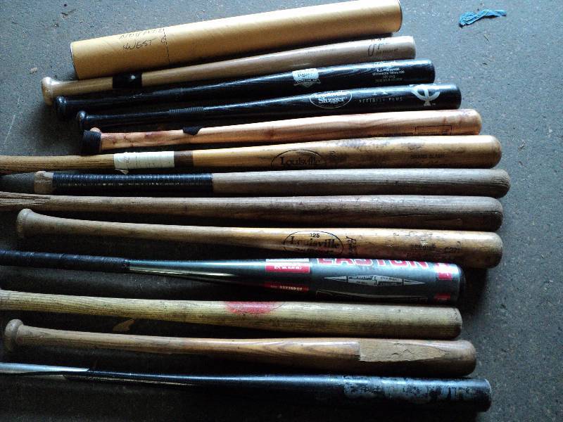 lot 45 image: 12 bats and twins poster...