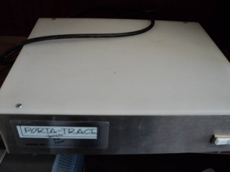 lot 82 image: stainless steel porta-trace, tested...
