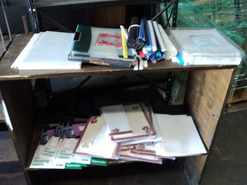 lot 92 image: office supplies, stationary, labels...