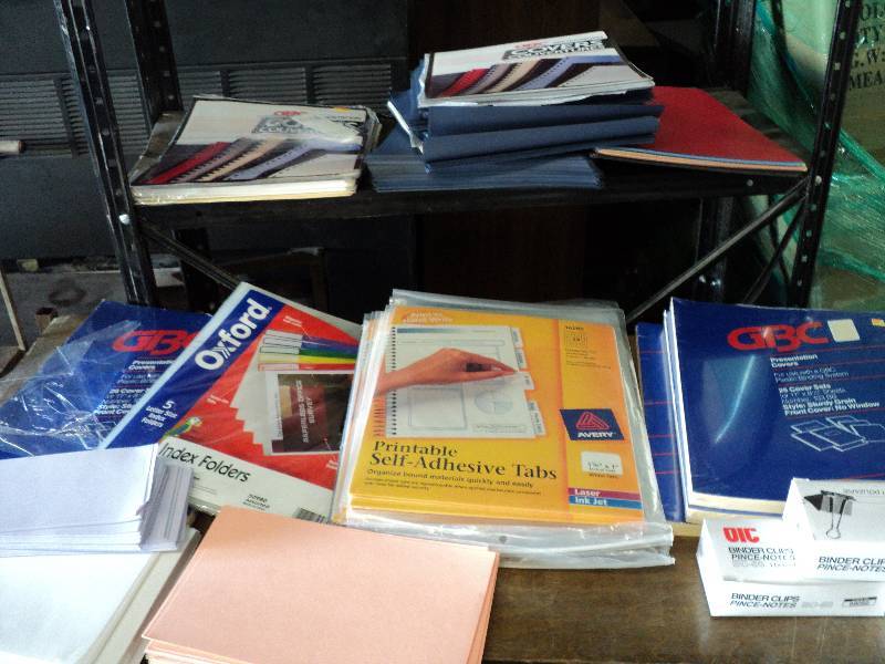 lot 98 image: office supplies...